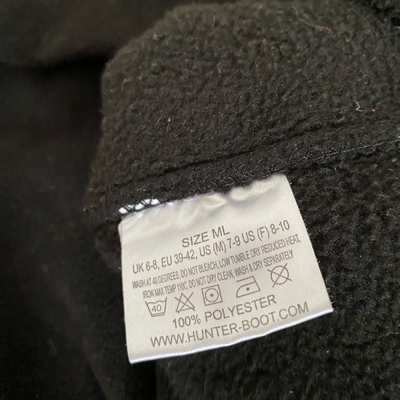 Hunter Women’s Tall Rain Boot w/ Fleece Lining - Picture 7 of 8